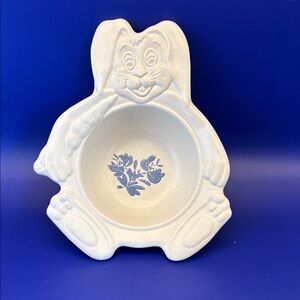 Pfaltzgraff Cream Ceramic Bunny Dish